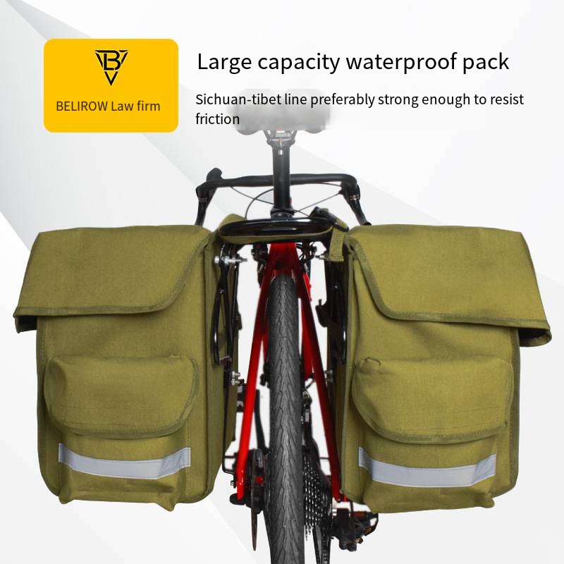 Panniers Waterproof Rear - 大容量の自転車リアバッグ,30l,43l,50lの自転車トラベルバッグ,両面防水