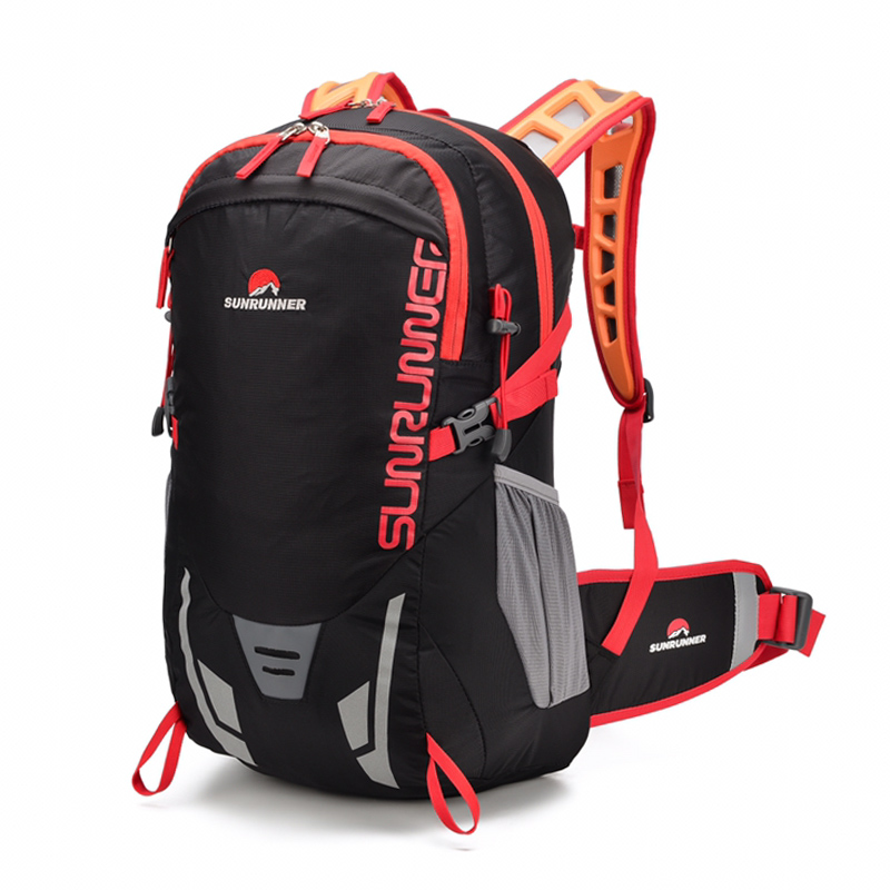 Cycling Commute Backpack - 35L ハイキングバックパックバッグ大容量旅行キャンプ登山バックパッキング軽量サイクリングバイク自転車スポーツバッグ