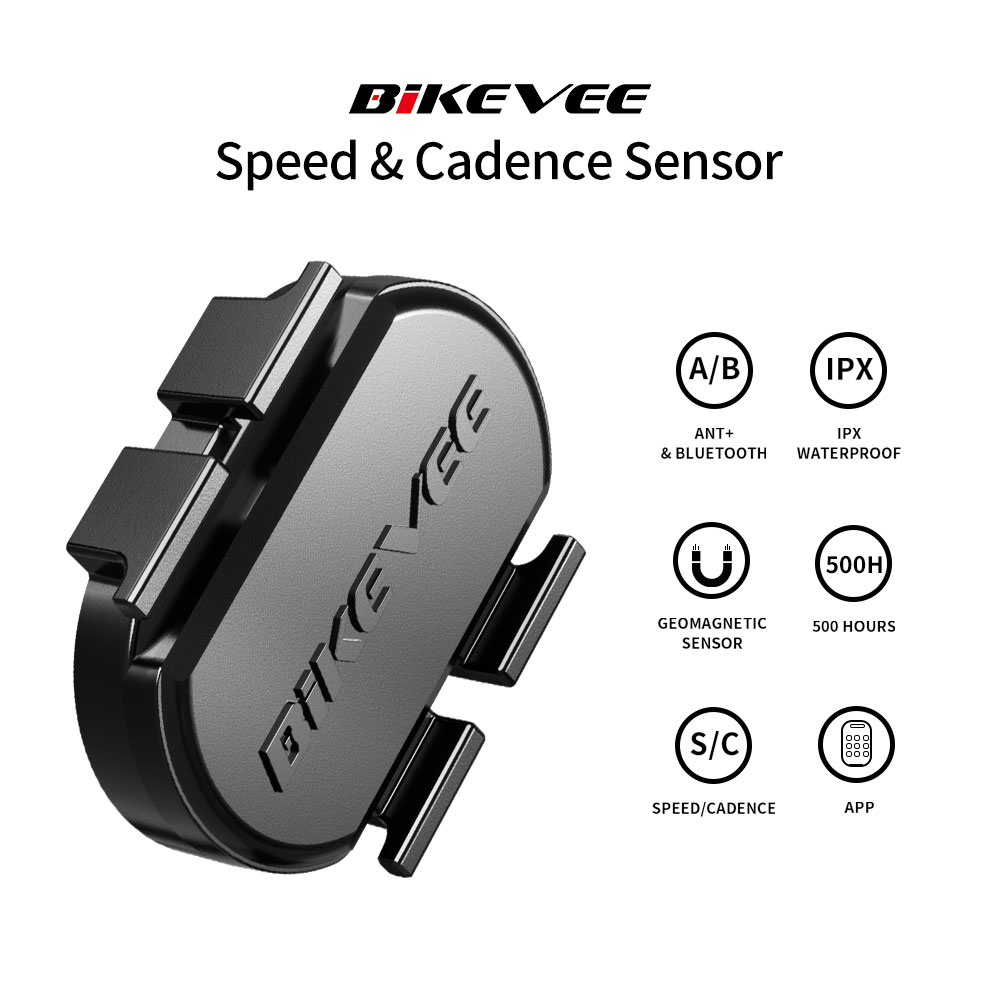 Commuter Cycling - Bikevee ユニバーサル ケイデンス＆スピードセンサー サイクリング用 ワイヤレス Bluetooth
