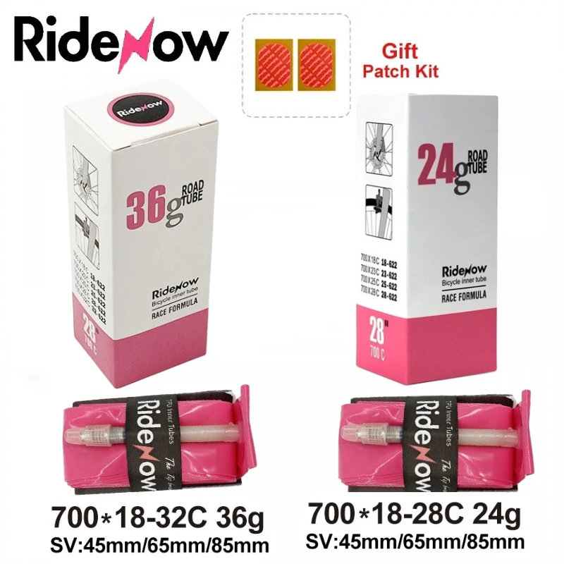 Inner Tube 700C - Ridenow 自転車インナーチューブ 700C × 18 25