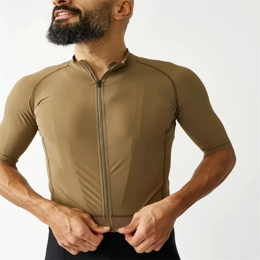 Cycling In City - サイクリング 2025 夏の新作メンズ自転車ライディングシャツ ロードシティサイクリングウェアスーツ 半袖スーツ アウトドア通気性