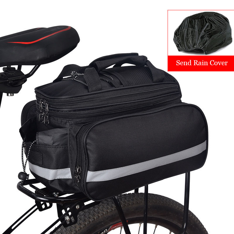 Panniers Waterproof Rear - 大容量自転車パニエバッグマウンテンバイクリアシェルフバッグ防水収納ラゲッジバッグサドルバッグ反射ストリップ付き