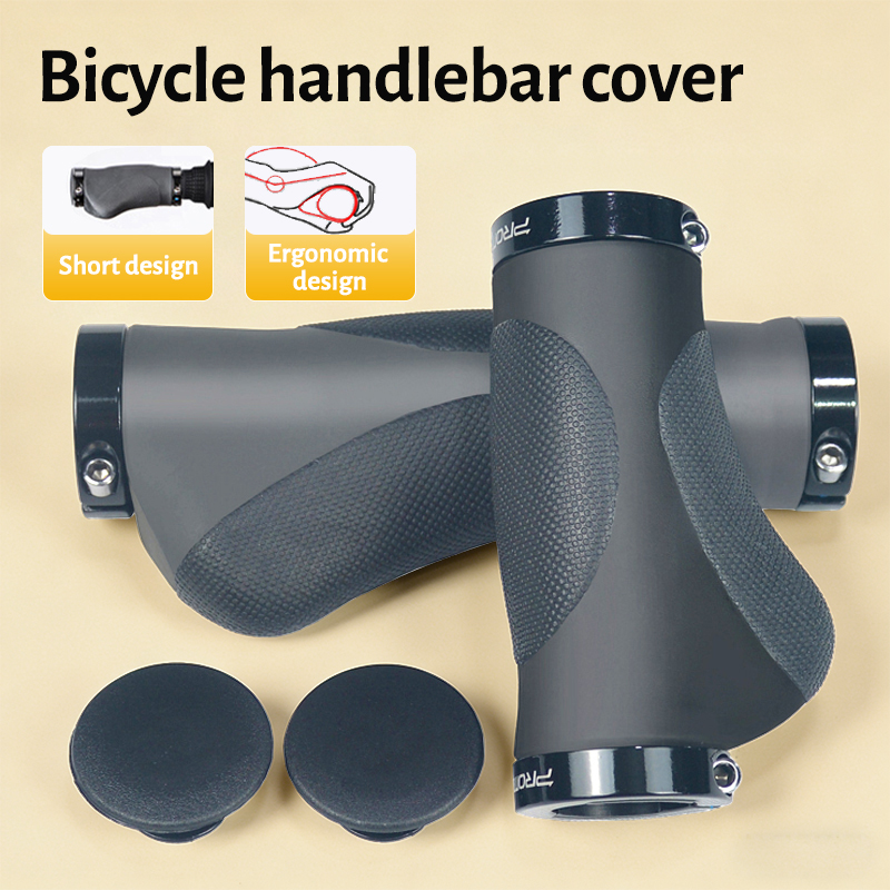 Cycling In City - 自転車ハンドルバーグリップ TPR ラバー快適シティマウンテンバイクスクーター MTB ソフトサイクリングハンドルバーカバーエンド滑り止めアルミロック
