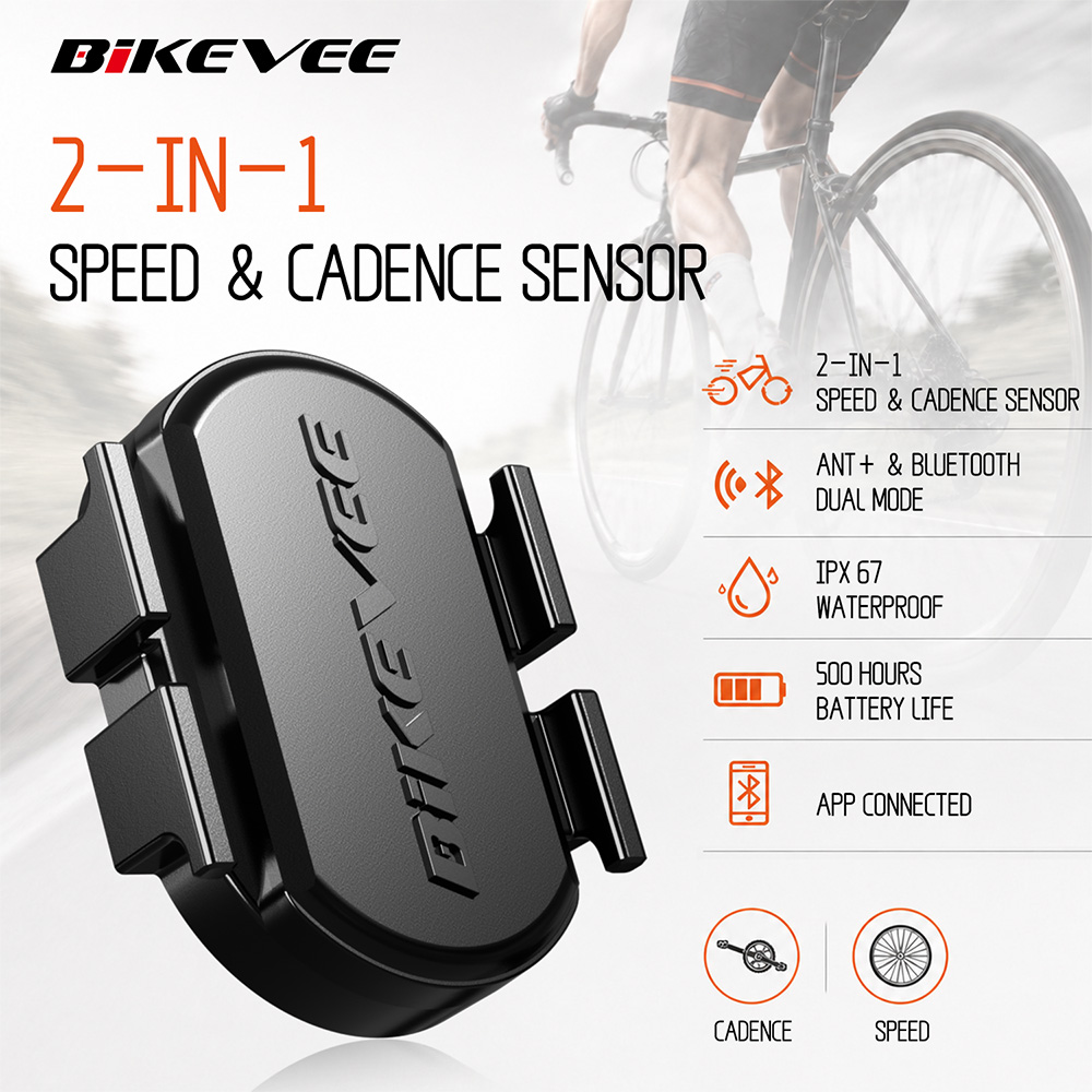 Commuter Cycling - BIKEVEE ユニバーサルワイヤレス ANT+ Bluetooth ケイデンススピードセンサー バイクサイクリング