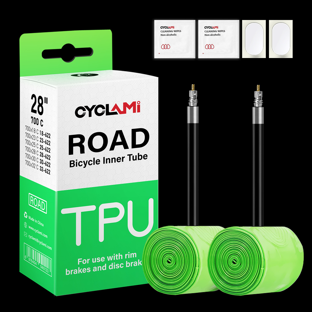 Inner Tube 700C - Cyclami-超軽量インナーチューブ,30g,700c,18 32,マウンテンバイクおよびロードバイク用,長さ45mm,65mm,85mm,バルブ付き