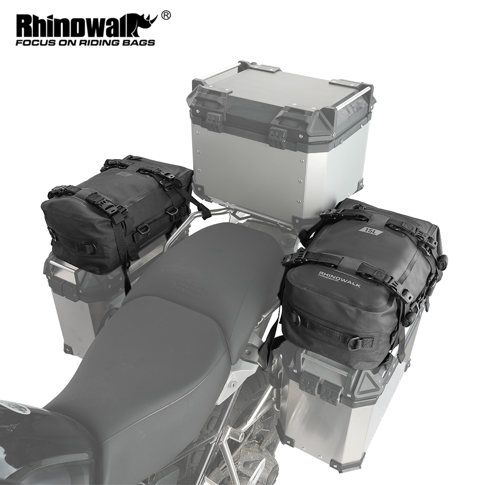 Panniers Waterproof Rear - UQIowalk-オートバイのスーツケース,アドベンチャー用の防水ラゲッジバッグ,サドル,リアシート,8l-30l