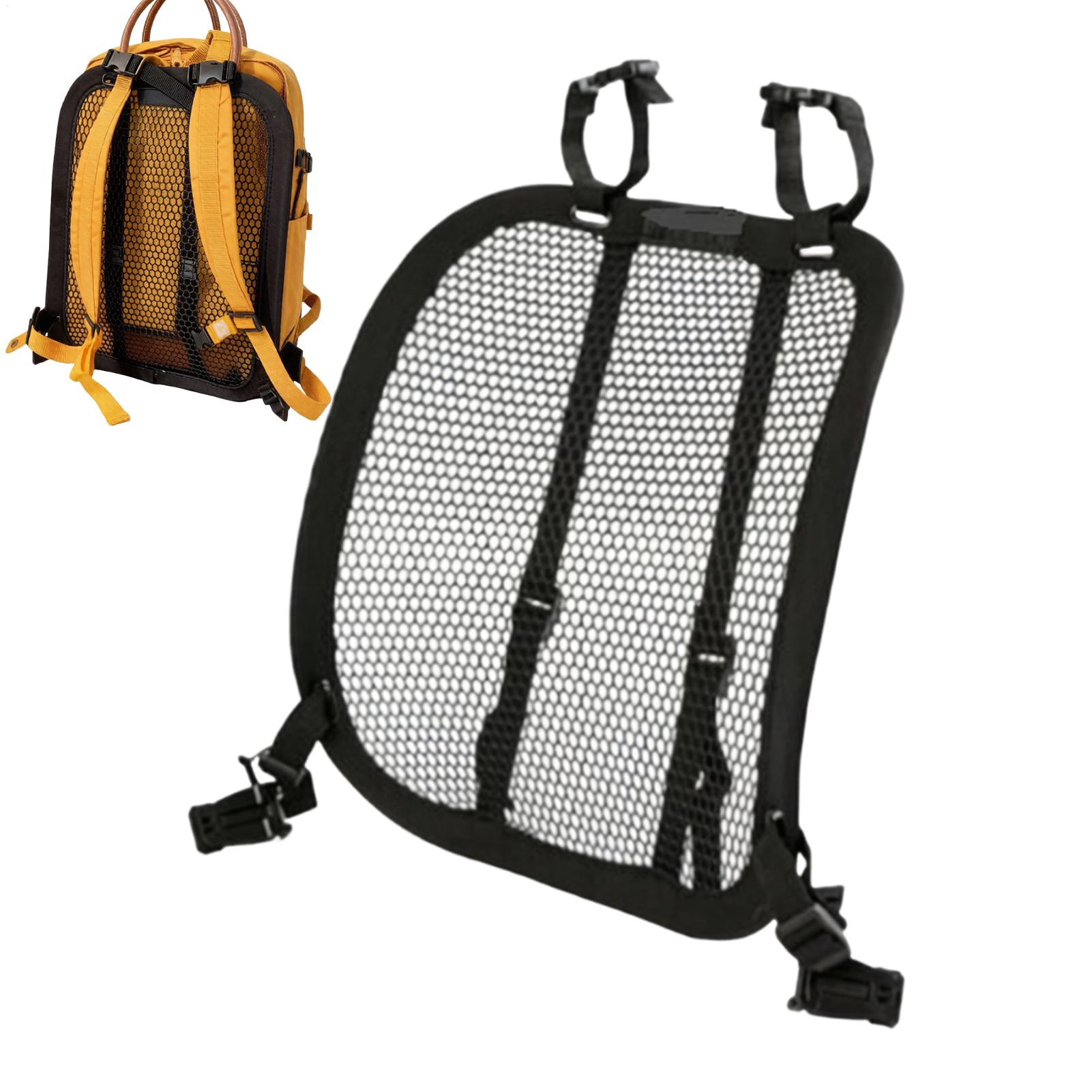 Cycling Commute Backpack - バックパックスペーサーフレーム通気性調整可能なメッシュユニバーサルリュックサックエアフロースペーサー屋外通勤サイクリングバックパッキング用