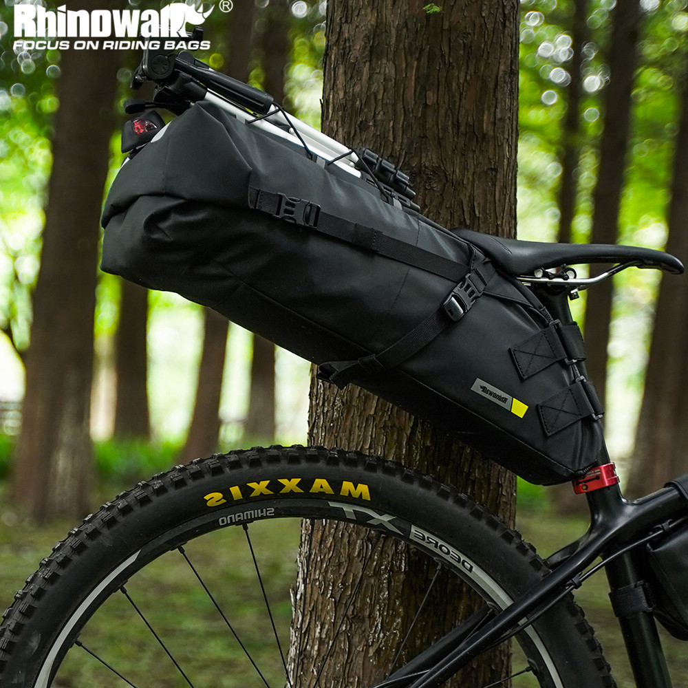 Rhinowalk-防水自転車サドルバッグ,反射型折りたたみ - Panniers Waterproof Rear のレビューと価格
