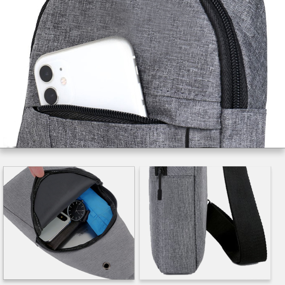 新しいクロスボディバッグシングルショルダーメンズチェストバッ - Cycling Commuter Bag のレビューと価格