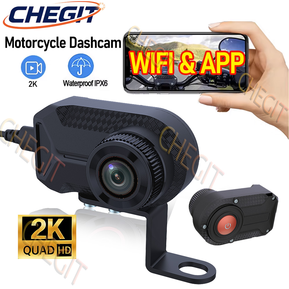 新型2K HDバイク用ドライブレコーダー 防水IP66 Wi - Cycling Loop のレビューと価格