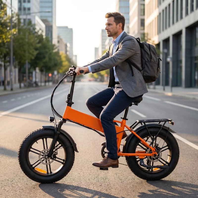 ポータブル折りたたみ式20インチ電動マウンテンバイク500W - Commuter Cycling のレビューと価格