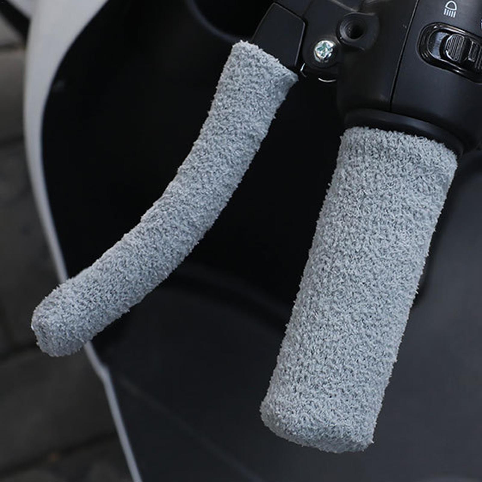 オートバイのハンドルバーカバー 暖かいソフト伸縮性のあるハン - Commuter Cycling のレビューと価格