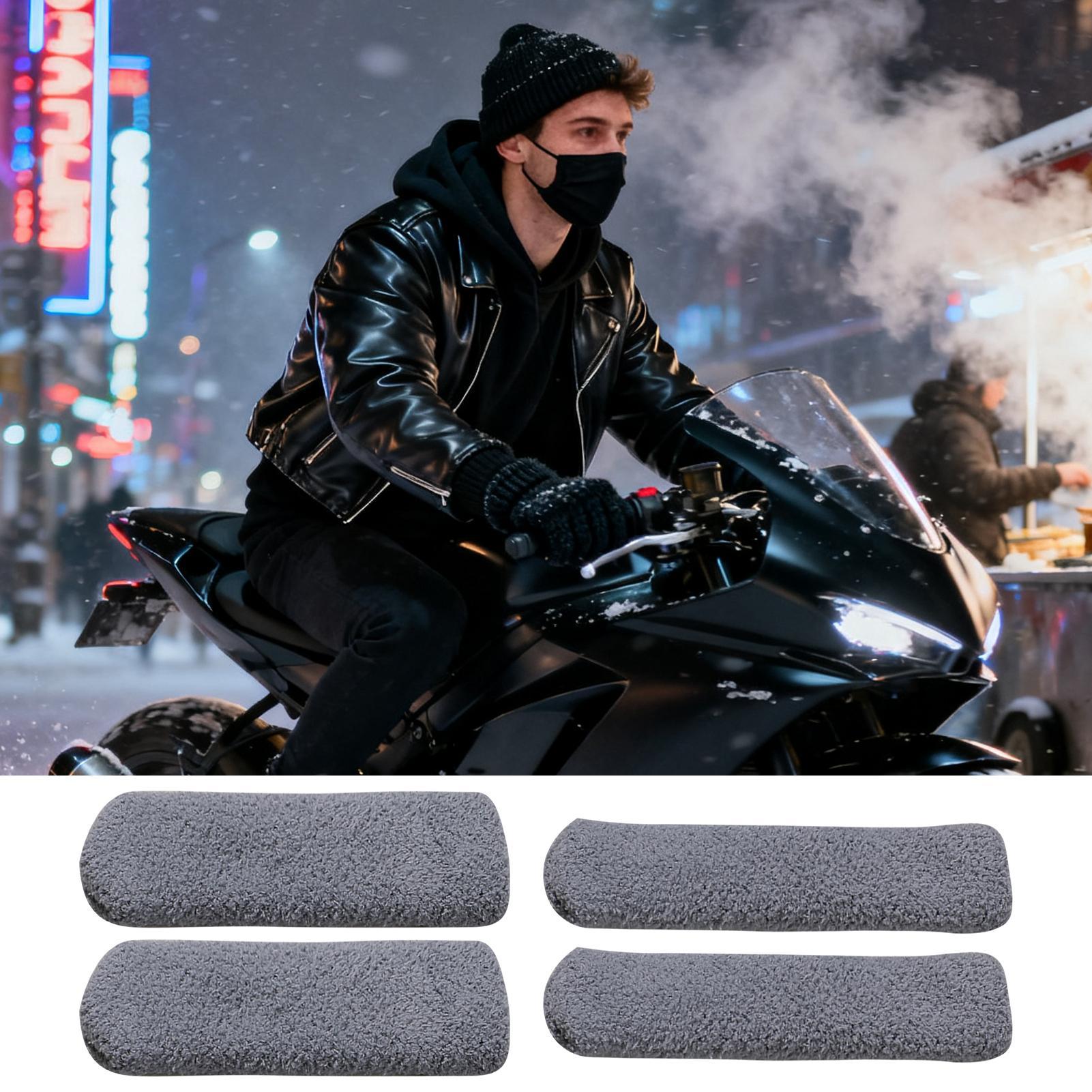 オートバイのハンドルバーカバー 暖かいソフト伸縮性のあるハン - Commuter Cycling のレビューと価格