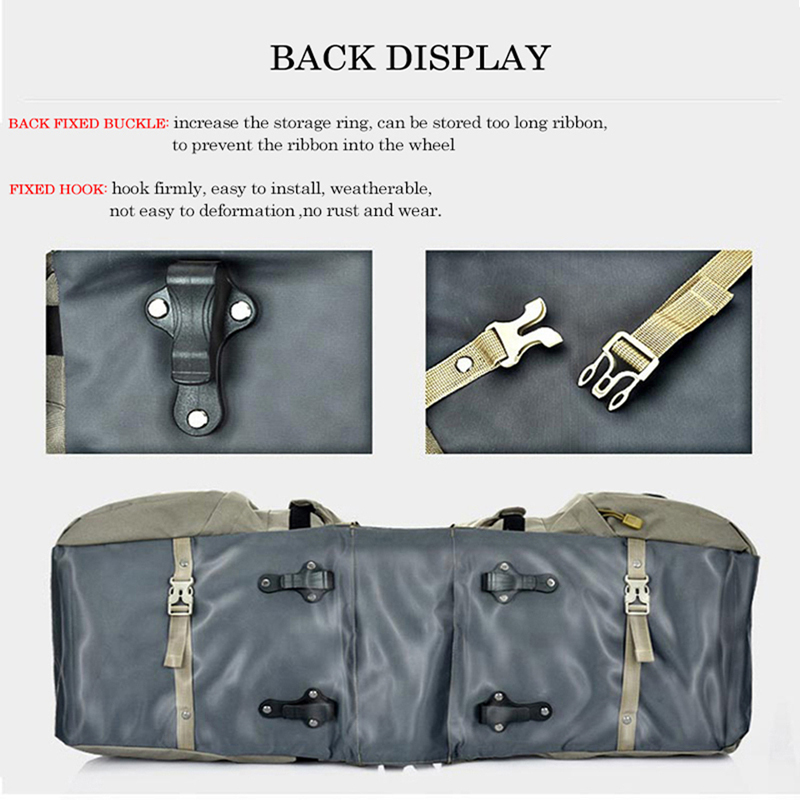 自転車リアラックダブルパニアバッグ、50L防水自転車トランク - Panniers Waterproof Rear のレビューと価格