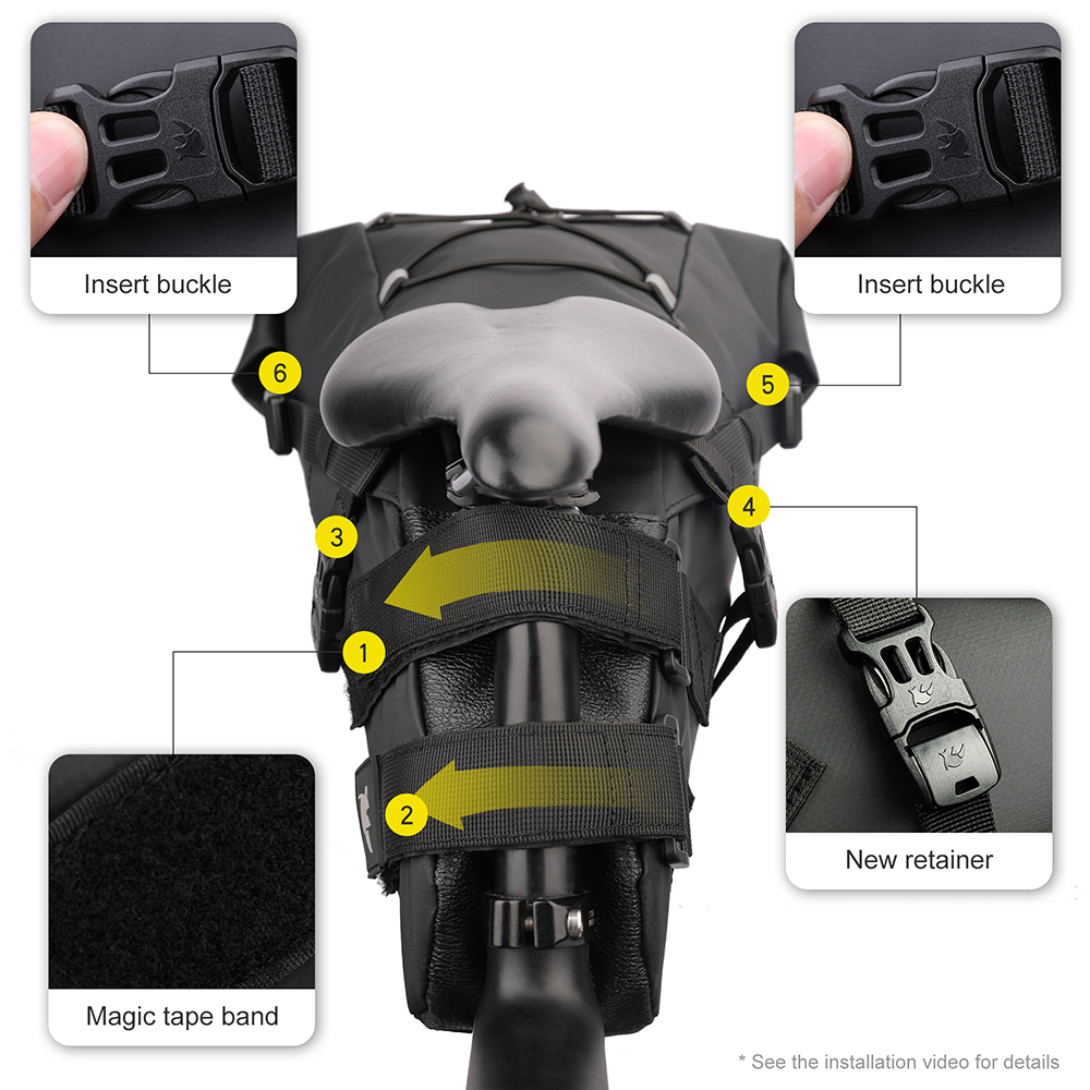ラインストーン自転車サドルバッグ,リア,反射型,大容量,折り - Panniers Waterproof Rear のレビューと価格