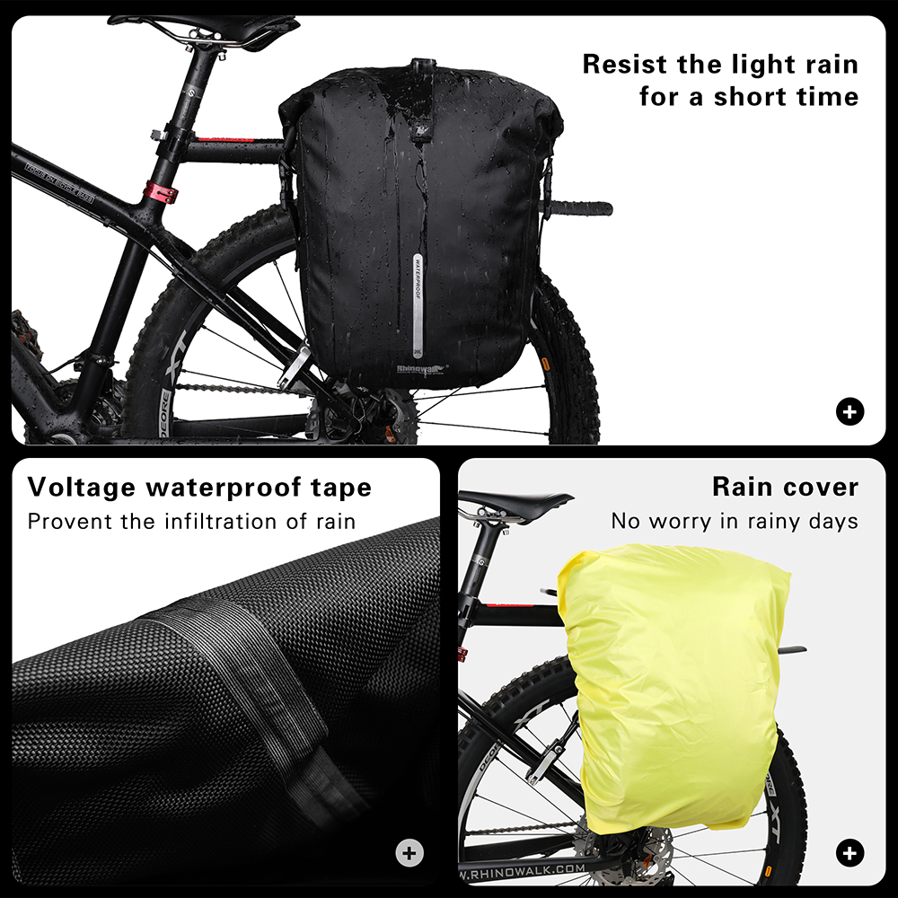 ラインストーン-自転車のバックパック,20lトランク,トラベ - Panniers Waterproof Rear のレビューと価格