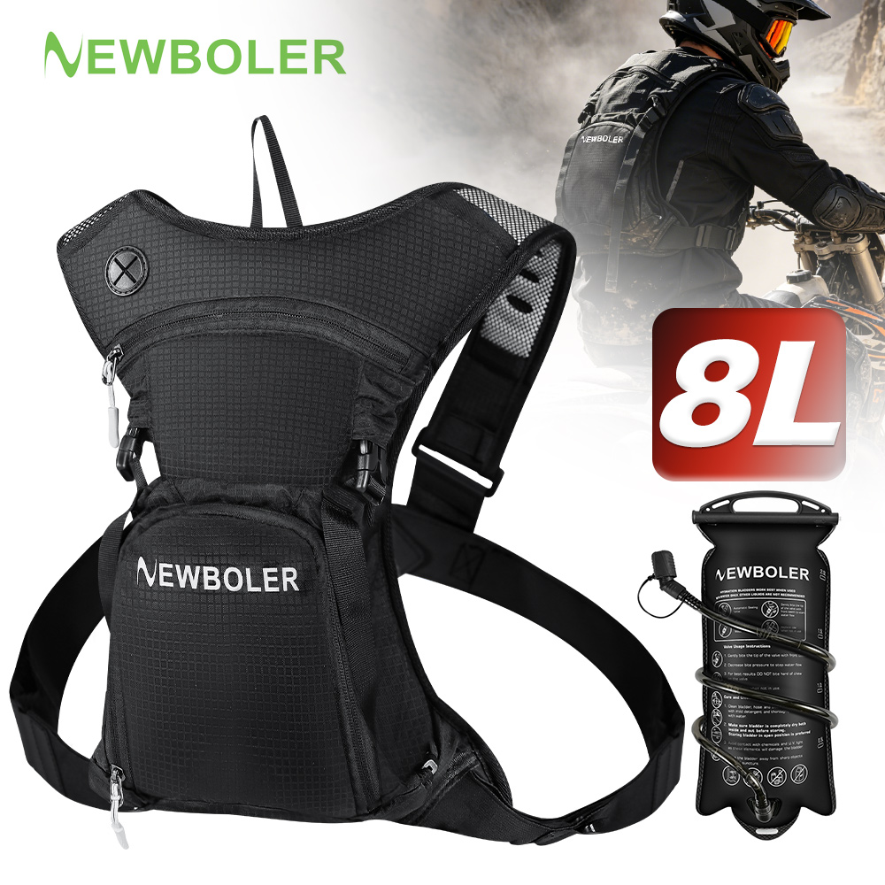 NEWBOLER 8L オートバイサイクリング水分補給パック - Cycling Commute Backpack のレビューと価格