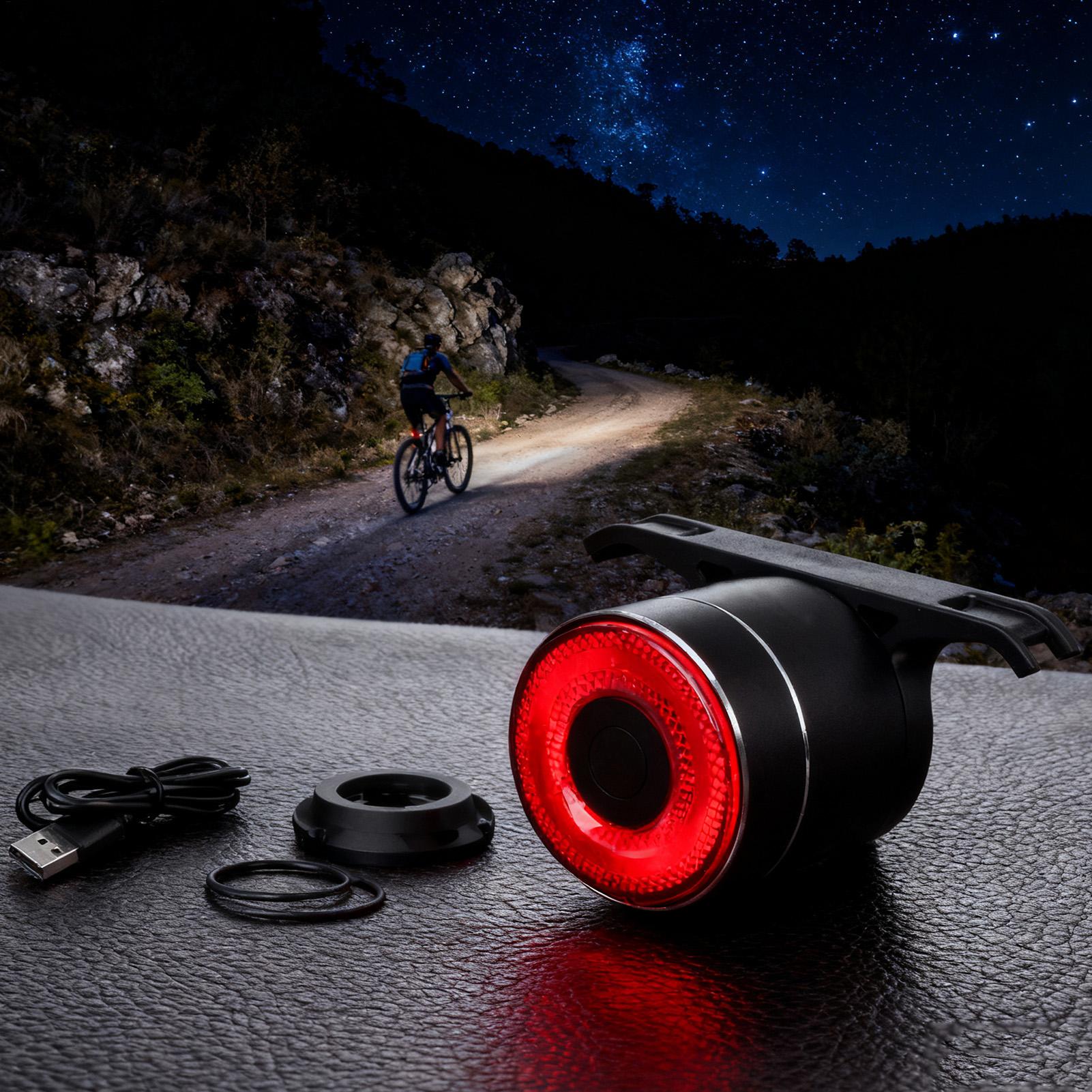 自転車リアライト スマートバイクテールセンシングライト サイ - Commuter Cycling のレビューと価格