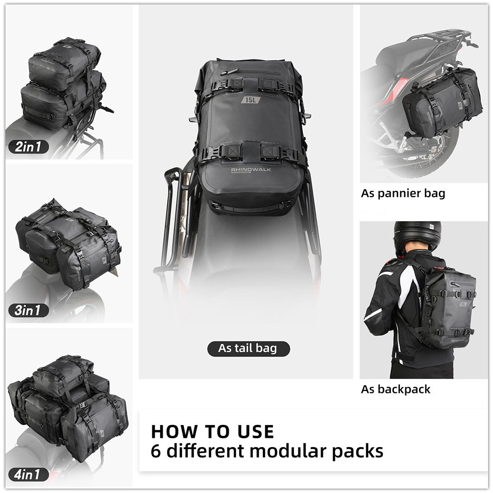 ラインストーンowalk-オートバイのテールバッグ,防水シー - Cycling Commute Backpack のレビューと価格