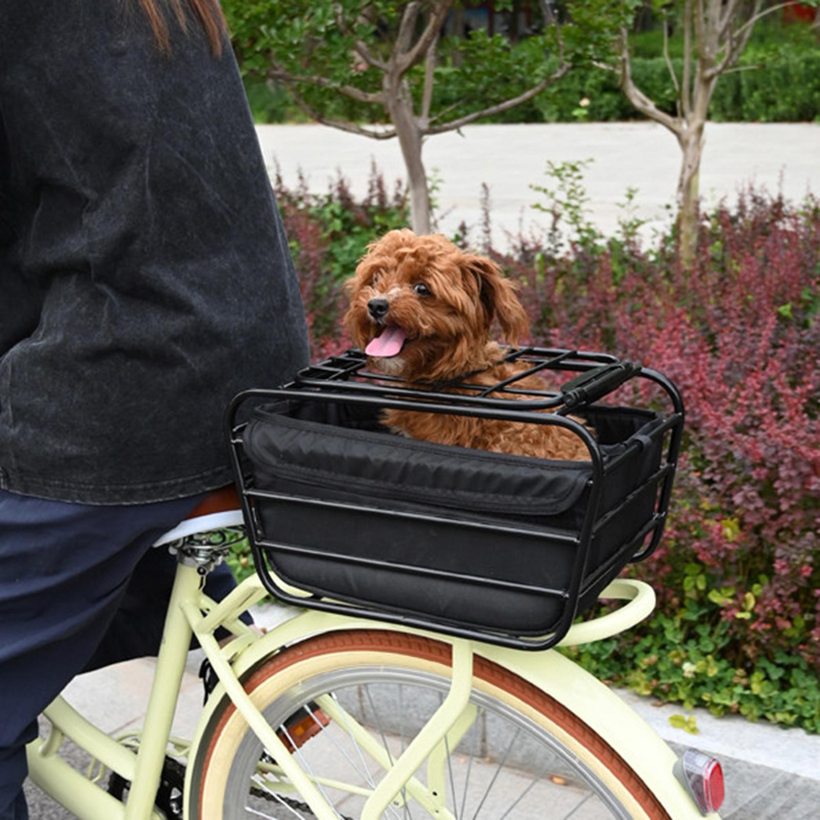 自転車リアバスケット、頑丈な自転車用リアオーガナイザー、ペッ - Commuter Cycling のレビューと価格