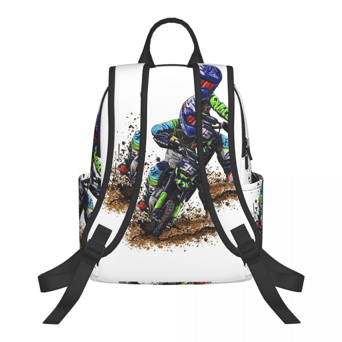 モトクロスダートバイクスタジオ MX ライダー 35 学生バ - Cycling Commute Backpack のレビューと価格