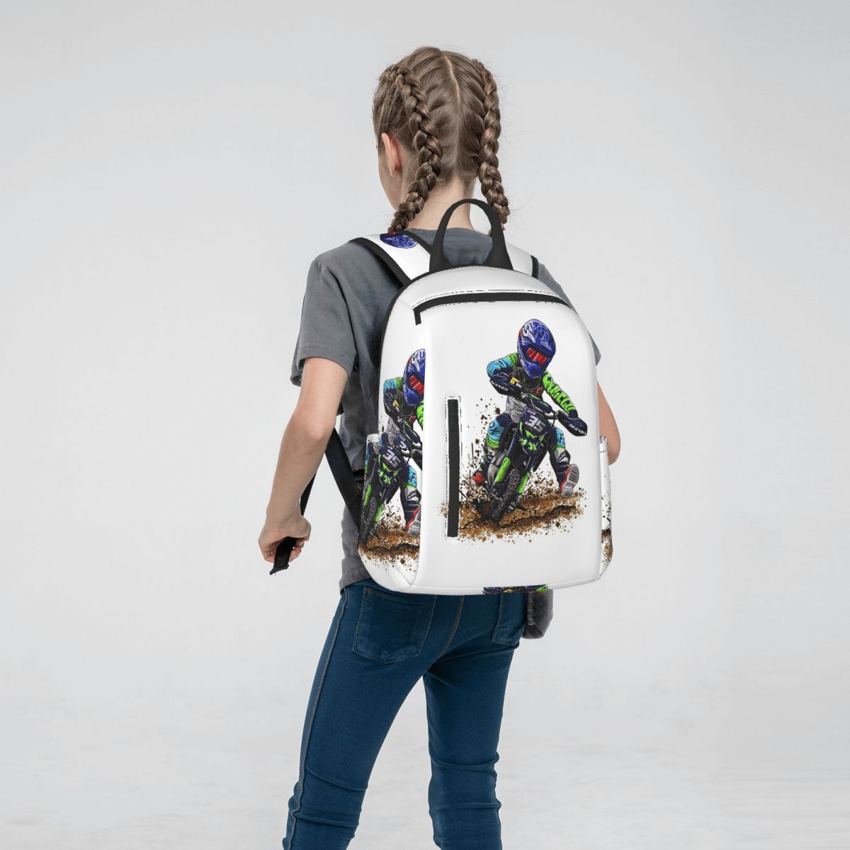 モトクロスダートバイクスタジオ MX ライダー 35 学生バ - Cycling Commute Backpack のレビューと価格