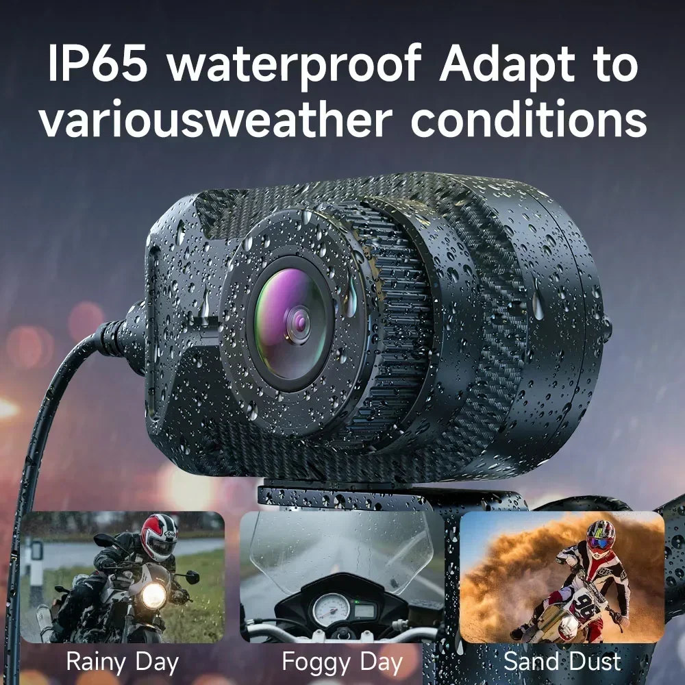 JIUYIN 2K HD WiFiバイクカメラ 防水IP65 - Cycling Loop のレビューと価格