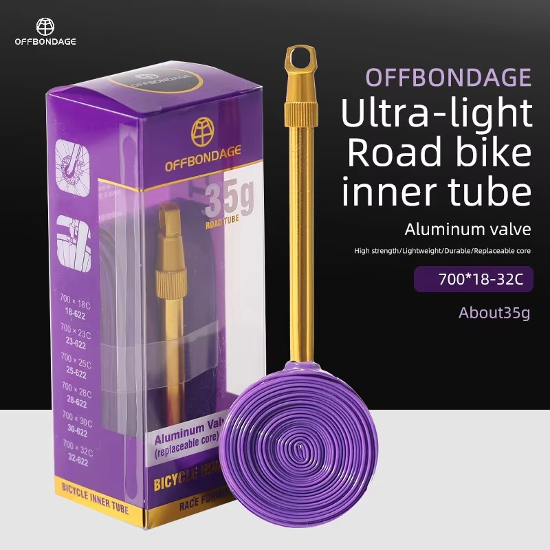 OFFBONDAGE アルミバルブ超軽量バイクインナーチュー - Inner Tube 700C のレビューと価格