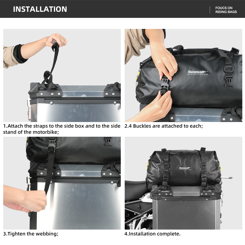 BMWアドベンチャー用防水ラゲッジバッグ,バイクバッグ,サド - Panniers Waterproof Rear のレビューと価格