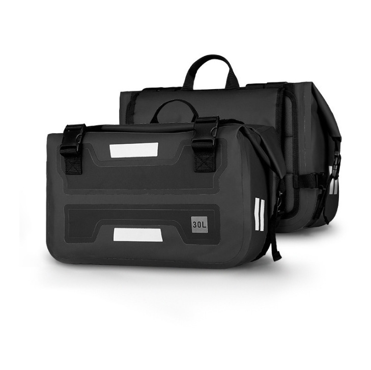 30L×2 バイク用サドルバッグ 防水 クイックリリース サ - Panniers Waterproof Rear のレビューと価格
